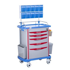Beautiful Abs Anesthesia Infusion Cart 620x470x920mm 5 Layers Medical Equipment <b>Trolley</b> For Hospital Use - Product Image 3