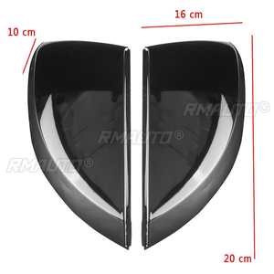 2 pièces Coques de rétroviseurs latéraux noires pour Audi A3 S3 RS3 2013 2014 2015 2016 2017 2018 2019 Pièces extérieures - Product Image 2