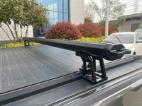 NUEVO Soporte Universal de Aluminio Fundido a Presión para Barra Transversal de Camioneta, Resistente, Multiajustable, Instalación sin Perforación JZ-G-038