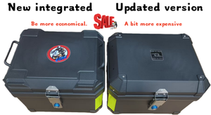 Maleta Superior Cuadrada para Motocicleta de 45L, Caja de Almacenamiento Trasera Universal de Plástico, Soporte para Casco, Maletero Trasero Impermeable para Accesorios de Motocicleta - Product Image 2