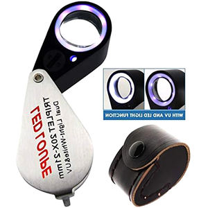 Rotsen Munten Antiek Verlichte Pocket <span class=keywords><strong>10x</strong></span> <span class=keywords><strong>20x</strong></span> 30x Opvouwbare Juweliers <span class=keywords><strong>Loupe</strong></span> Met Uv En Led Licht - Product Image 2
