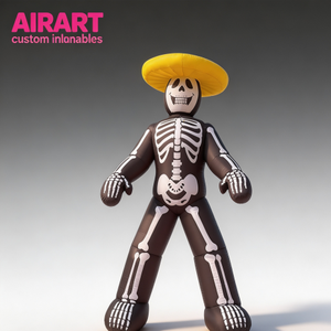 <span class=keywords><strong>Esqueleto</strong></span> Inflable <span class=keywords><strong>del</strong></span> Día de los Muertos, Decoración Inflable de <span class=keywords><strong>Esqueleto</strong></span> de Halloween, Modelo <span class=keywords><strong>Humano</strong></span> de Calavera Personalizado, Inflables de Halloween - Product Image 2
