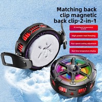 Enfriador Magnético para Teléfono K21Semiconductor, Enfriamiento Rápido sin Hielo, Alta Potencia para Juegos, E-sports, PUBG, Transmisión en Vivo, Clip de Enfriamiento Trasero