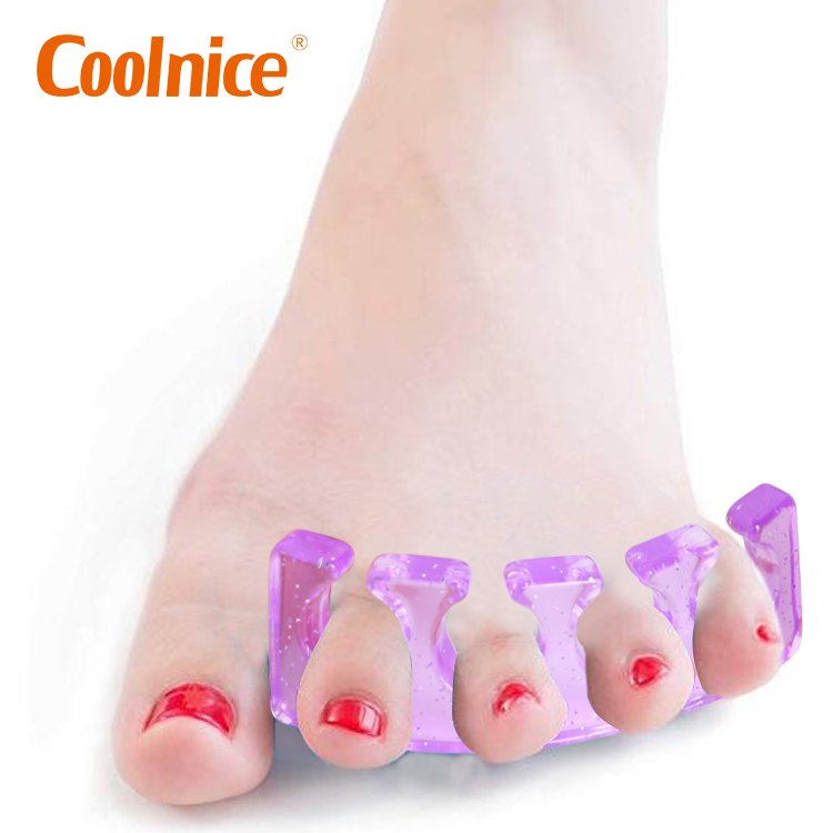 Лидер продаж Amazon 2020, инструмент для ухода за ногами, растягиватель пальцев ног, разделитель пальцев, силиконовый разделитель пальцев