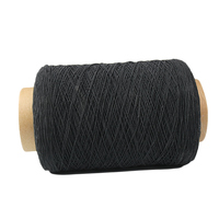 Fil élastique rond noir de haute qualité, vente en gros d'usine, pour vêtements, sacs, chaussures, couture
