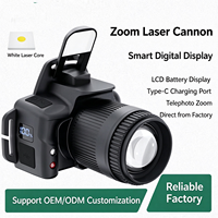Senter Kepala Laser Putih yang Dapat Diperbesar dengan Layar Daya Digital, Kontrol Ganda Tipe-C, Induksi Isi Ulang untuk Berkemah dan Mendaki di Luar Ruangan