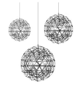 Paslanmaz çelik Metal asılı Led avize ışıkları örgü avize merdiven kolye lamba oturma odası için - Product Image 3