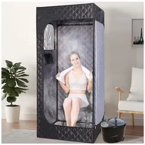 Detox minceur fiable maison sauna à vapeur boîte personnelle 3L vapeur infrarouge lointain sauna tente spa baignoires salles de sauna