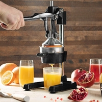 Gietijzeren Citruspers Extra Grote Commerciële Kwaliteit Handmatige Handpers Zware Countertop Squeezer Voor Verse Sinaasappelsap