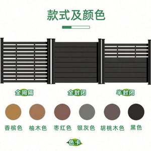 Paneles de Cercado para Jardín de Material Compuesto de Madera y Plástico (WPC), Resistentes al Agua, Fáciles de Montar, Color Personalizado, Mejor que el PVC - Product Image 6