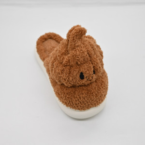 Diapositives de haute qualité marron mignon <span class=keywords><strong>caca</strong></span> pantoufles hommes <span class=keywords><strong>chaussures</strong></span> mignon en peluche intérieur drôle chauffe-pieds pantoufles - Product Image 2