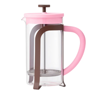 Cafetière manuelle en verre à extraction de précision, outils de brassage modernes pour salon de thé traditionnel, presse française, usine ODM
