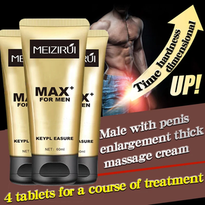Crème d'agrandissement du pénis MEIZIRUI MAX + 60ml Huile de massage sexuel pour adultes Jouets en gel pour hommes de 18 ans et plus Produits sexuels similaires à TITAN Largo <span class=keywords><strong>Cream</strong></span> - Product Image 2