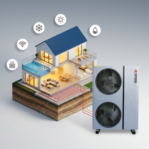 Pompe à chaleur air-eau multifonction de 21,5 kW, une seule machine couvre trois besoins essentiels pour réduire efficacement les coûts d'énergie domestique. - Product Image 5