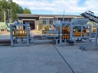 Machine automatique de fabrication de blocs creux en ciment à base de cendres volantes QT6-15 avec pompe PLC et moteur hydraulique, facile à utiliser, marque BRK