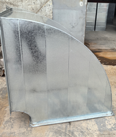 Conduit de ventilation en acier galvanisé - Anti-corrosion, installation facile, formes carrées/rectangulaires/rondes flexibles pour systèmes CVC