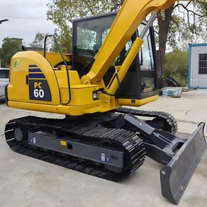 Excavatrice d'occasion Komatsu PC60 PC70-8 PC75-2 PC75-3 importée du Japon, mini-excavatrice sur chenilles Komatsu PC60 de 6 tonnes - Product Image 2