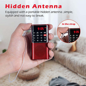 L-328 Xách Tay Mini Có Thể Sạc Lại Hiển Thị Kỹ Thuật Số Receiver Ghi Âm Giọng Nói TF Stereo MP3 Máy Nghe Nhạc FM Đài Phát Thanh Với Ghi - Product Image 5