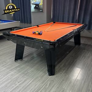 Nouvelle tendance 2026 : Tables de <span class=keywords><strong>billard</strong></span> modernes et luxueuses en verre, tailles <span class=keywords><strong>7</strong></span>, 8 et 9 <span class=keywords><strong>pieds</strong></span>, avec plateau en ardoise, pour salon - Product Image 1