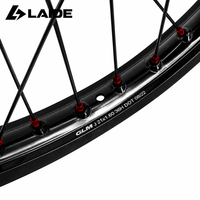 Ensemble de roues à rayons noires KKE 21/18 pouces, 1.6x21 avant, 1.85x18 arrière, jantes en aluminium pour moto électrique Sur Ron Light Bee X, tout-terrain