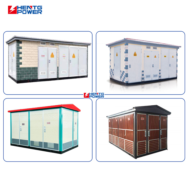 HENTG POWER Compact Substation 750 Kva 500 Kva Medium Voltage Outdoor 3 Phase Set Down Transformer Electrical Equipment Price