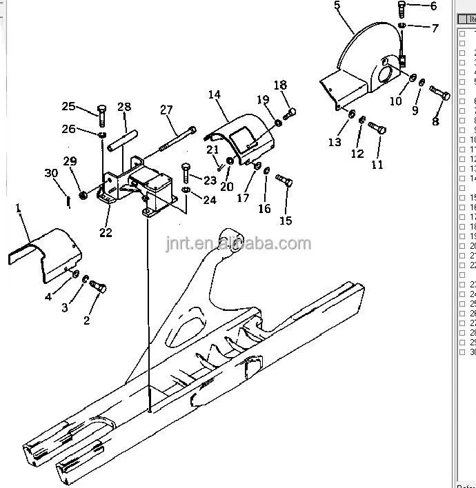 China supplier hot sale D85EX-15 BRACKET 154-50-71360 bulldozer parts