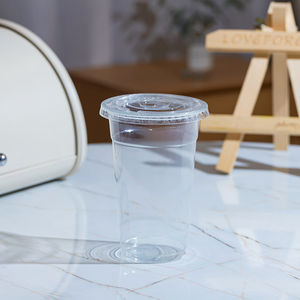 KAIDA Kunststoff OEM-Marke Milchshake-Becher 12oz Transparent mit Logoaufdruck Plastik-PET-<span class=keywords><strong>Slush</strong></span>-Eisbecher mit Individuellem Logo - Product Image 5