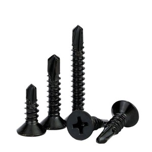 Tornillos autorroscantes Phillips de acero inoxidable 410 Jin Chao Black M3.5 M5.5 para paneles metálicos - Product Image 3