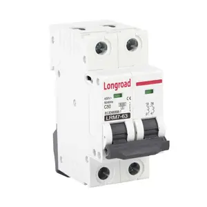 DC MCB 100A 125A 1P 2P 3P 4P 240V thu nhỏ ngắt mạch Din Rail IEC công tắc điện