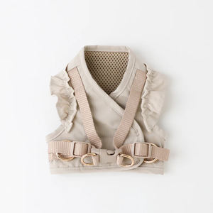 Nuevo arnés para perros de moda, nailon cómodo y transpirable con volantes en los hombros acolchados, un toque, fácil de poner, personalizado - Product Image 2