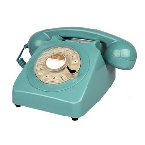 Téléphones fixes rétro <span class=keywords><strong>à</strong></span> <span class=keywords><strong>cadran</strong></span> <span class=keywords><strong>rotatif</strong></span>, téléphones classiques <span class=keywords><strong>à</strong></span> cordon, téléphones fixes vintage pour la maison et le bureau - Product Image 4