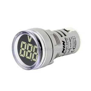 Indicatore luminoso del misuratore di tensione digitale a LED AC DC 22mm