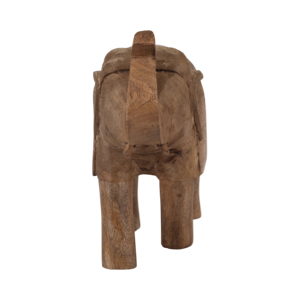 Scultura di Elefante in Legno Intagliato, Decorazione Moderna per Casa, Elegante Ornamento per Bagno, Ufficio, Soggiorno - Product Image 3