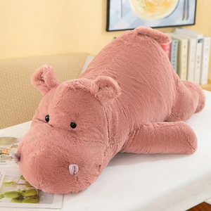Morbido cuscino ippopotamo peluche peluche simpatico peluche rosa regalo per <span class=keywords><strong>ragazze</strong></span> - Product Image 6