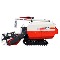Moissonneuse-batteuse agricole Xingguang Luckystar 4LZ-6.0Z, moissonneuse-batteuse à riz à alimentation complète/entière, 118+