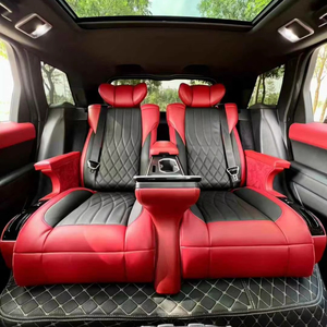 Asientos Personalizados de Cuero PU Premium para Range Rover Sport, Kit Interior de 4 Plazas, Soporte para Teléfono con Pantalla Táctil, Puerto de Carga USB - Product Image 1