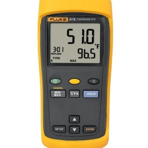 Fluke 51 II <b>Thermometer</b> Digital Temperature Meter K Type <b>Probe</b> Industrial Use - Product Image 5