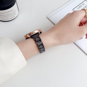 Correa de Metal con Pedrería para Reloj <span class=keywords><strong>Huawei</strong></span> FIT <span class=keywords><strong>3</strong></span> FIT 2 <span class=keywords><strong>GT</strong></span> 4 <span class=keywords><strong>Watch</strong></span> 4 Pro 18mm 20mm 22mm, Brazalete de Acero Brillante, Correa de Reloj de Moda para <span class=keywords><strong>Mujer</strong></span> - Product Image 4