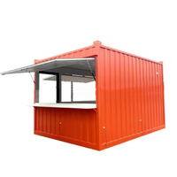 Bar et café en conteneur pop-up de 10 pieds / 20 pieds, magasin modulaire mobile, magasin de proximité à vendre, boutique mobile