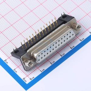 Connecteur D-Sub femelle XKB Connection X0325FC2W2 25 broches, angle droit, traversant, 5A, ROHS pour équipement industriel PCB - Product Image 2