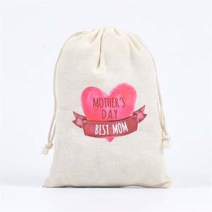 10*15cm Recyclable Personalized Cotton <b>Bag</b> for Wedding <b>Gifts</b> & Craft Projects-Hangover Kit Goody <b>Bag</b> - Product Image 5