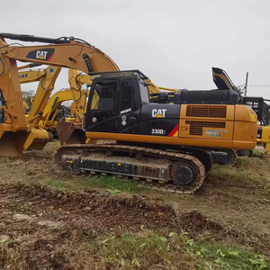 Excavadora de cadenas Caterpillar 330D 330DL de 30t con cazo para martillo hidráulico, maquinaria de construcción - Product Image 4