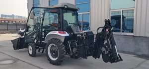 Mini-tracteur LUTIAN 30hp 40hp 50hp avec chargeur frontal, remorque 4x4, tracteur agricole, accessoire de chargeur arrière, excavateur pour tracteur - Product Image 4