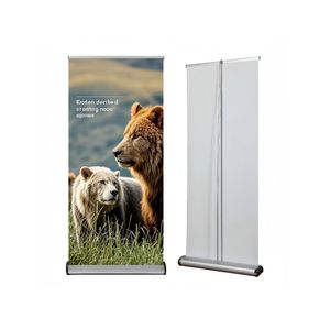 Spanduk gulung atas latar belakang iklan spanduk promosi spanduk vinil portabel spanduk gulung ke atas - Product Image 6
