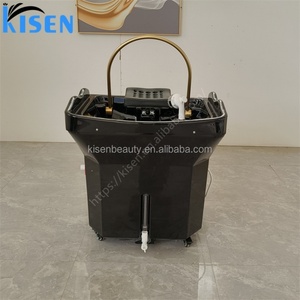Lavabo Kisen para champú, MOQ 1, entrega rápida, lavacabezas para salón, tazón de masaje europeo japonés en oferta - Product Image 2