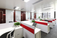 Système de bureau modulaire contractuel, poste de travail convertible, table d'écriture pour projet de bureau à plan ouvert, sur mesure