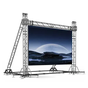 Tela de aluguel de TV LED P3.91 para palco ao ar livre, à prova d'água, para performance de casamento, sinalização digital, tela móvel, publicidade