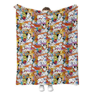 ผ้าห่มพิมพ์ลายตามสั่ง ลายสุนัขสุดน่ารัก สำหรับเด็กและผู้ใหญ่ ผ้าห่มอุ่นๆ สำหรับใช้กลางแจ้ง บนเตียง หรือเป็นของขวัญสำหรับการเดินทาง - Product Image 5