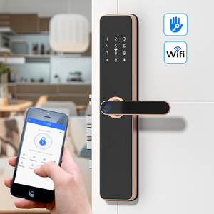 กุญแจล็อคประตูอัจฉริยะอิเล็กทรอนิกส์ <span class=keywords><strong>TTlock</strong></span>  ปลดล็อคด้วยรหัสผ่าน บัตร ลายนิ้วมือ <span class=keywords><strong>Ttlock</strong></span> และกุญแจ - Product Image 5