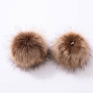 Оптовая продажа, помпоны из искусственного меха лисы - Product Image 2